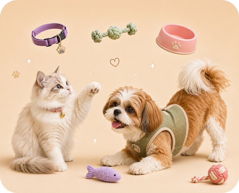 Our curated collections are designed to complement every pet-friendly home